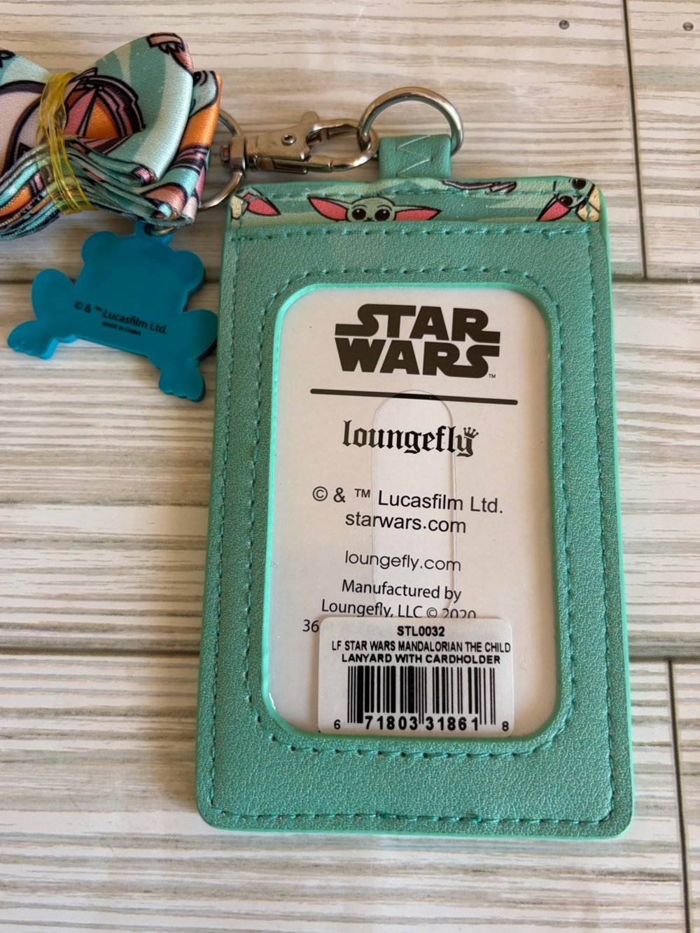 Loungefly Star Wars The Mandalorian-The Child Lanyard w/Cardholder - Picture 4 of 6